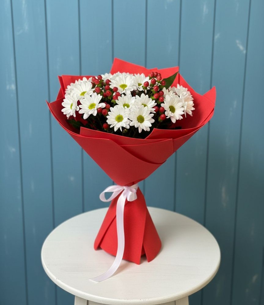 Букет цветов из: Хризантемы в Кингисеппе