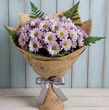 Букет цветов из:  Хризантемы #REPLACE_PRED# Кингисеппе